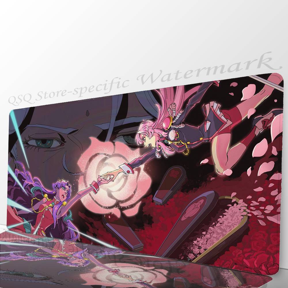 Revolutionary Girl U-Utena Anim Mousepad Mouse Mat Desk Mat With Pad Gaming Accessories Prime Gaming XXL Keyboard Pad Padding