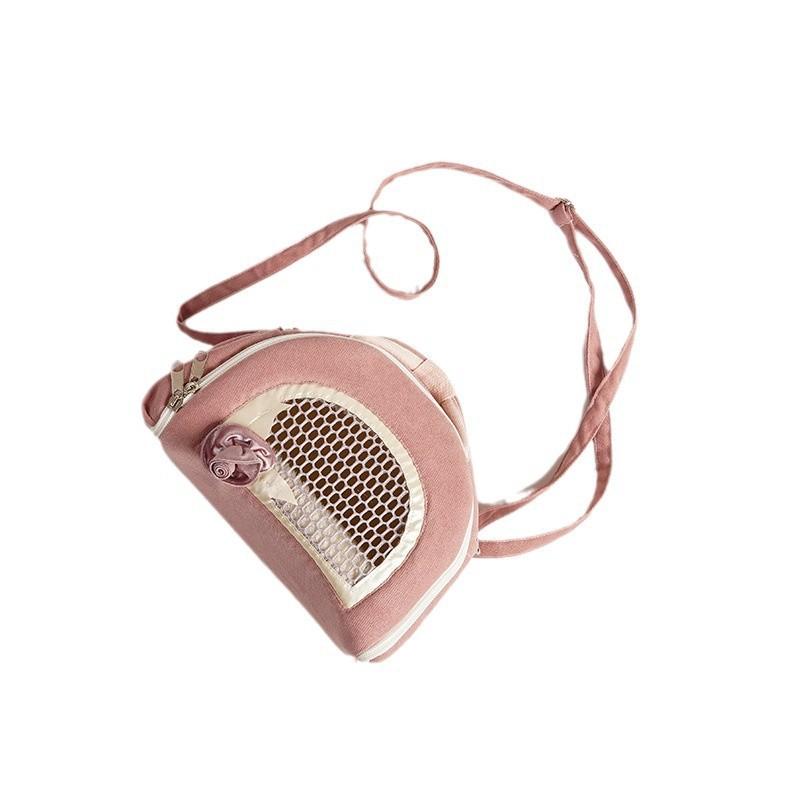 1Pc Pet Bag for Vaccinations, Anti-Loss Backpack, Crossbody Bag, Small Pet Carrier, Breathable and Warm, Out-of-Home Bag