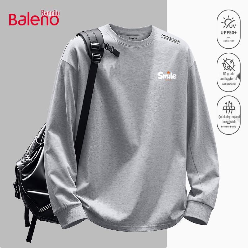 Baleno Men's 5A Antibacterial Quick-Dry Long Sleeve T-Shirt