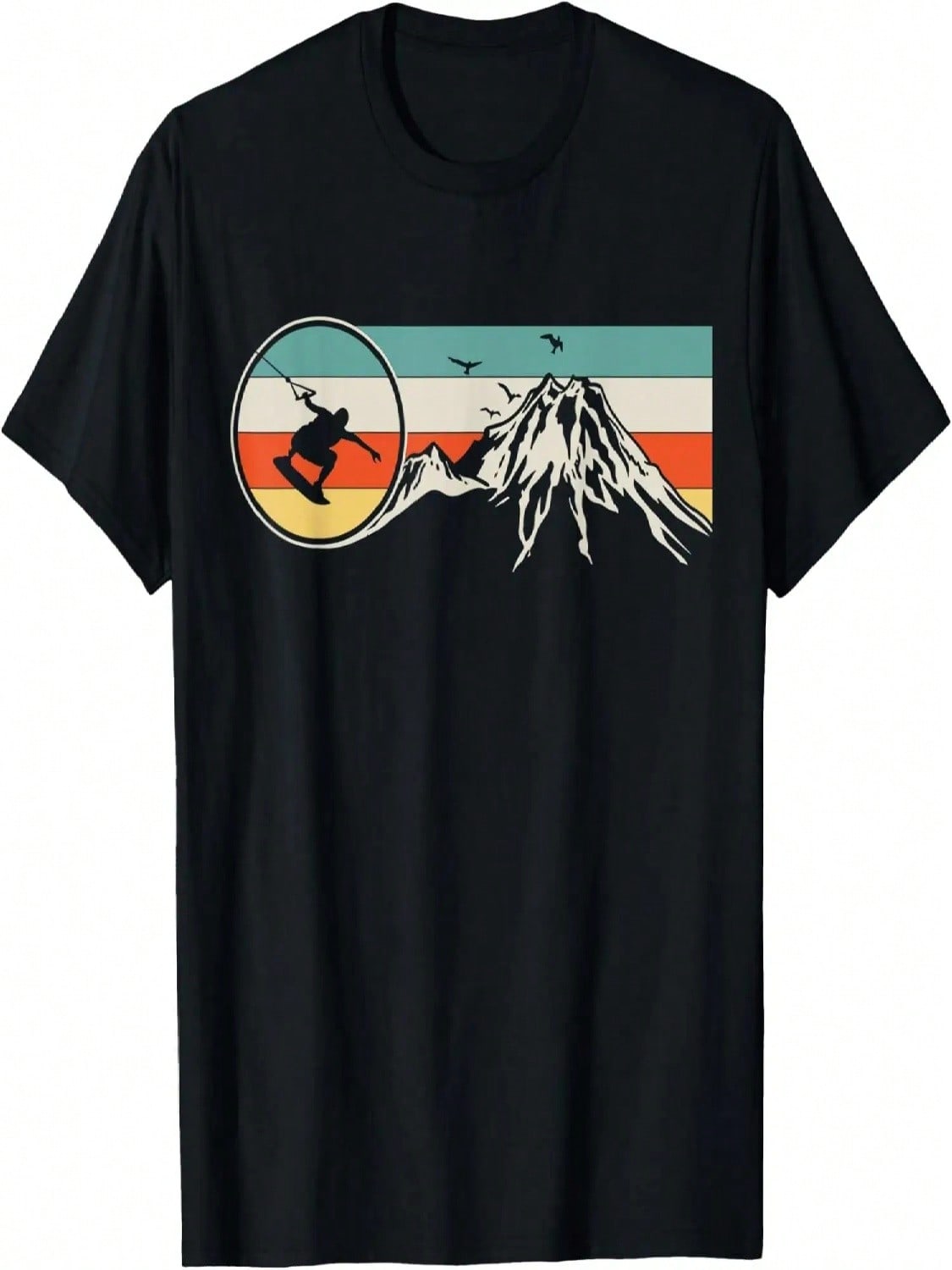 Wakeboarding Wakeboarder Wakeboard Retro T-Shirt S
