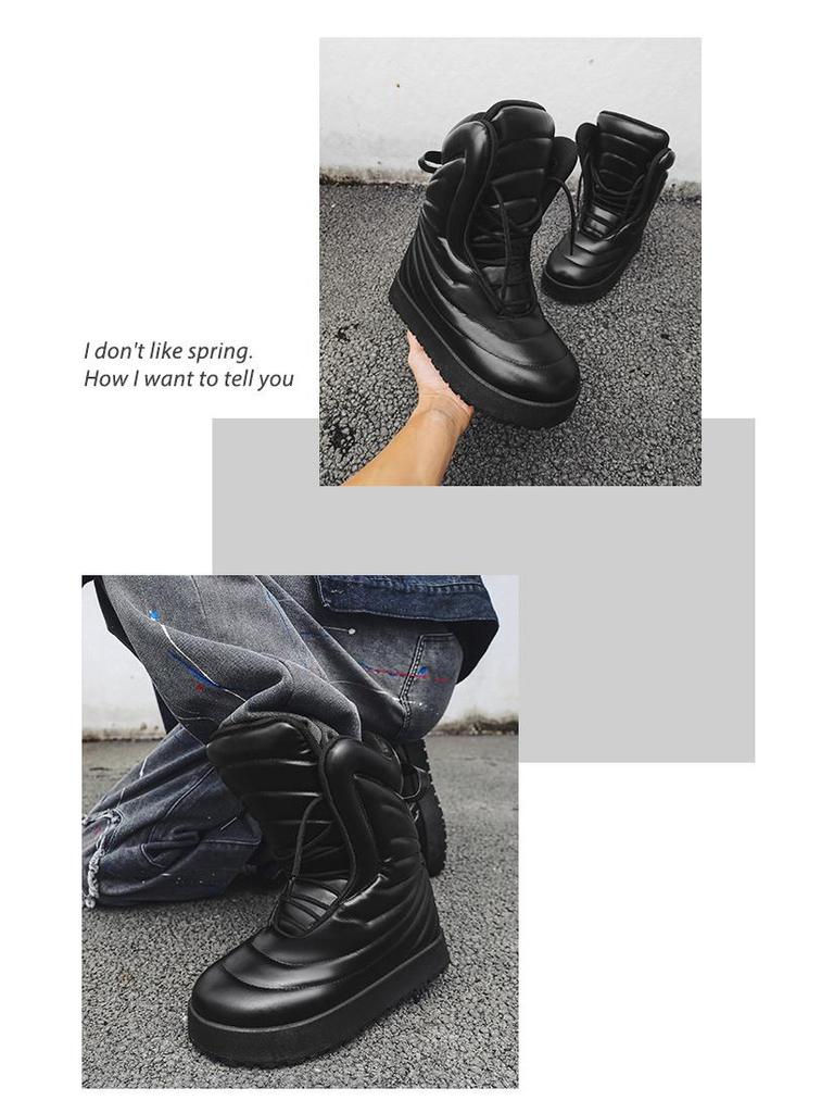 Men's Winter Warm Velvet-lined Casual High Street Shoes