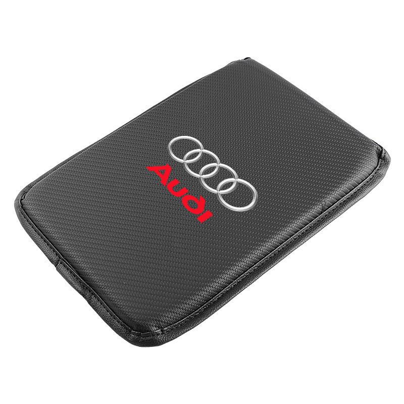 Car Armrest Box Mats Leather Center Console Covers Accessories For Audi S4 S3 S5 S6 S7 S8 RS3 RS4 RS5 RS6 A6L A4L A3 A4 A7 A5 Q3 Q5L Q7 Q2L TT