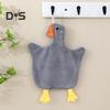 2 Pcs Goose Hand Towel Double Sided Coral Velvet Towel Absorbent Thickened Reusable Wipe Towel for Kitchen Bathroom Cleaning And Drying