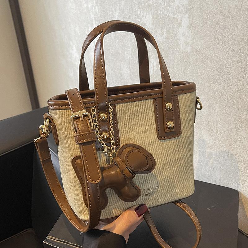 Popular Bucket Bag Women's New Autumn and Winter Versatile Shoulder Messenger Bag Handbag