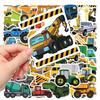 10/25/50pcs Cartoon Truck Transports Stickers for Bedroom Teachers Decals Scrapbook Stationery Laptop Fridge Suitcase Phone