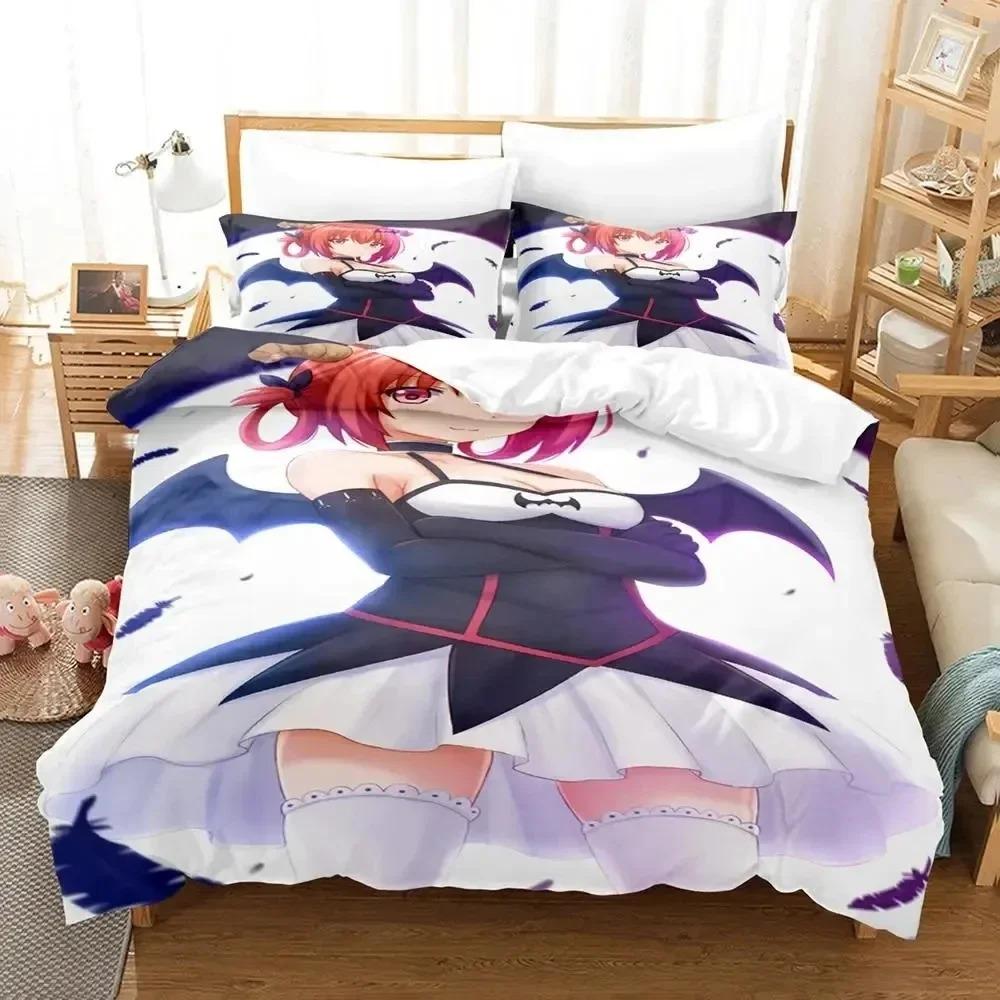 Anime Gabriel Dropout Bedding Set Duvet Cover Bed Set Quilt Cover Pillowcase Comforter King Queen Size Boys Adult Bedding Set