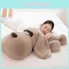 Big Eyed Dog Doll Cute Prone Dog Doll Bed Pillow Sleeping Pillow Plush Toy