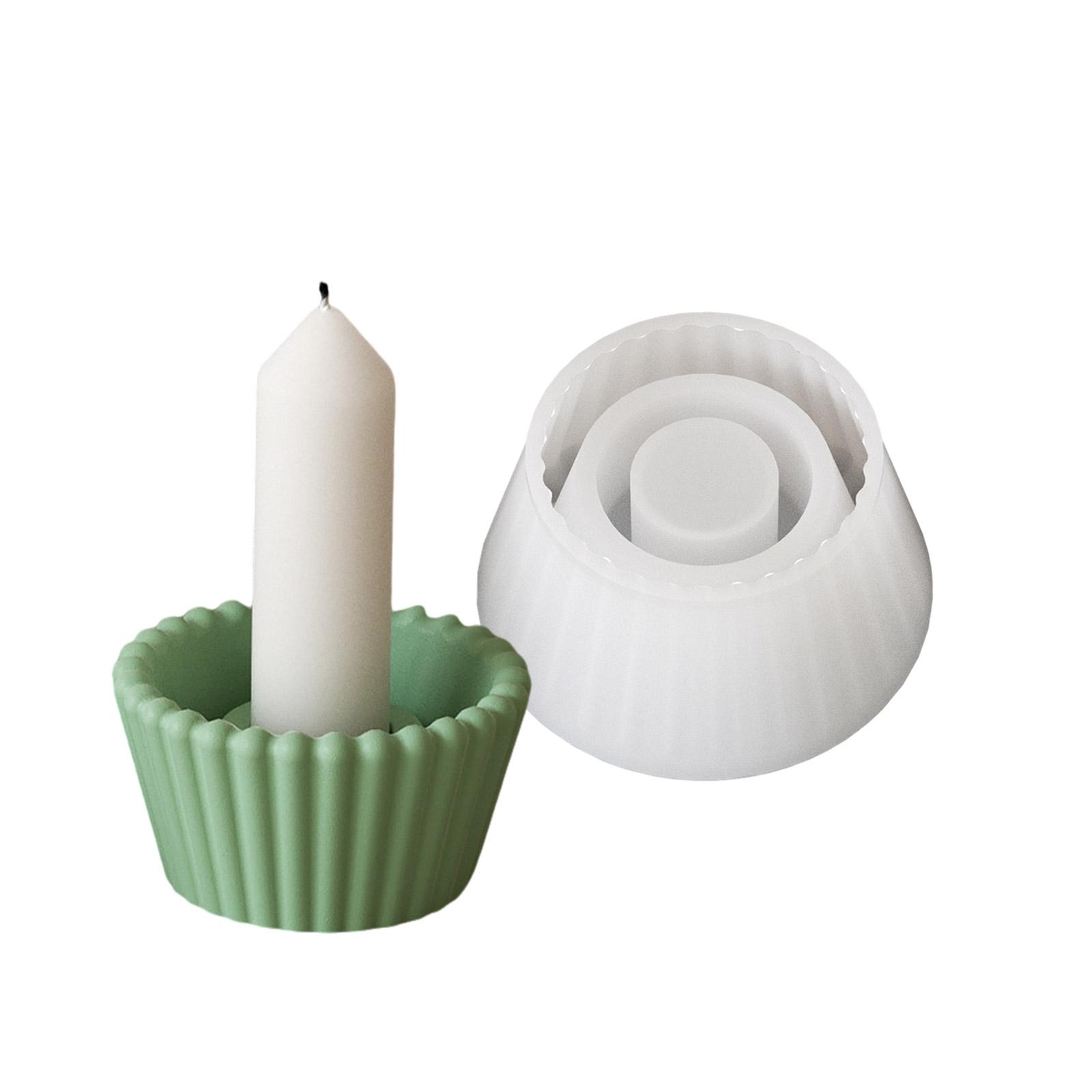 

Practical Silicone Mold For Candle Holders With Unique Star Heart And Round Patterns Suitable For DIY Enthusiasts 2