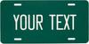 Custom Aluminum Car Tag Personalized Front License Plate Metal Wall Decor for Garage