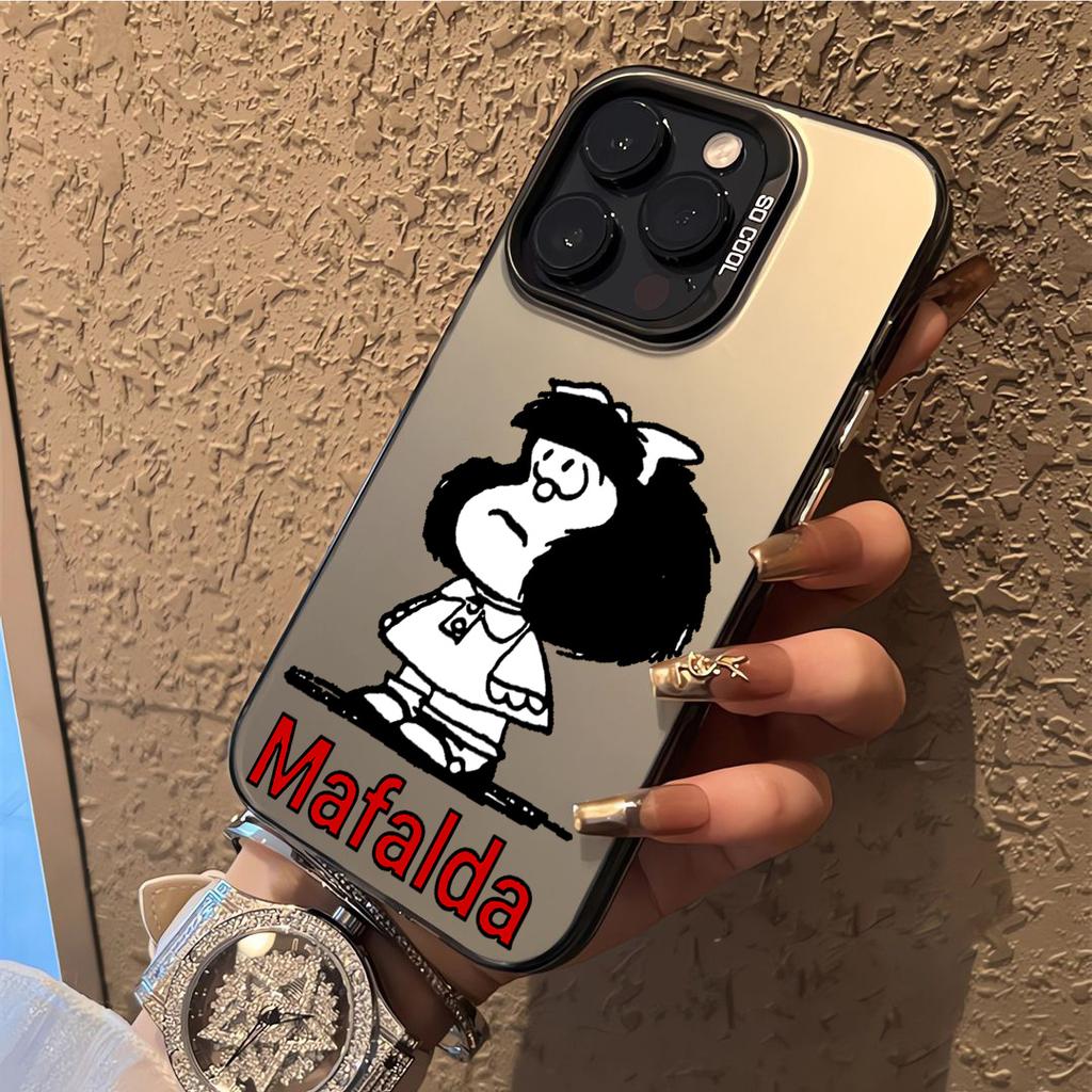 Cute Mafalda Cartoon Hot Phone Case For IPhone 17 16e 16 15 14 13 12 11 Mini Pro Max X XR XSMAX 8 7 Air Plus Matte Back Cover