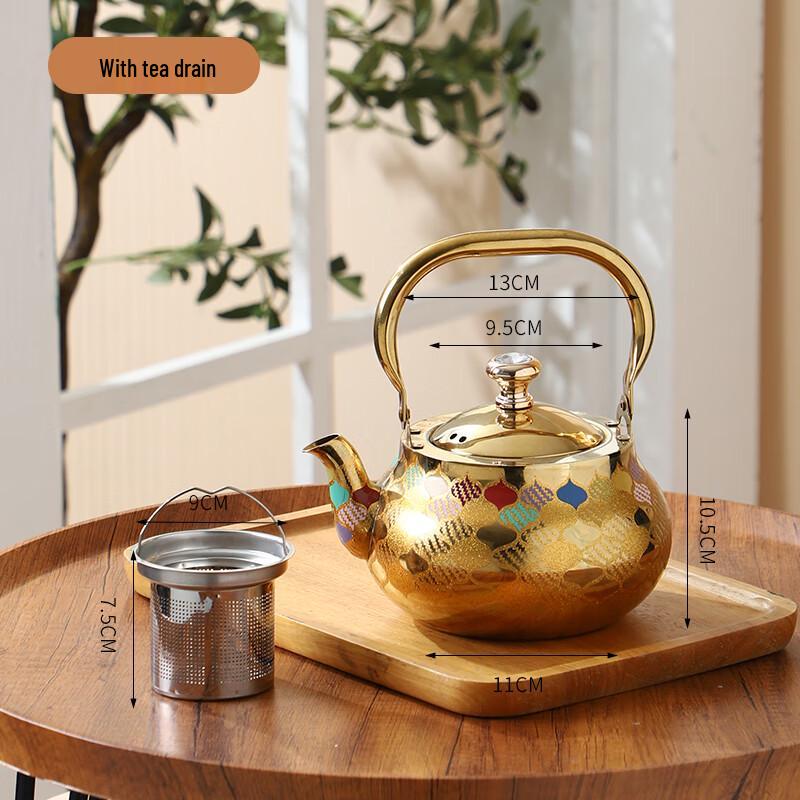 KD Ethnic Design Stainless Steel Multi-Purpose Teapot Kettle