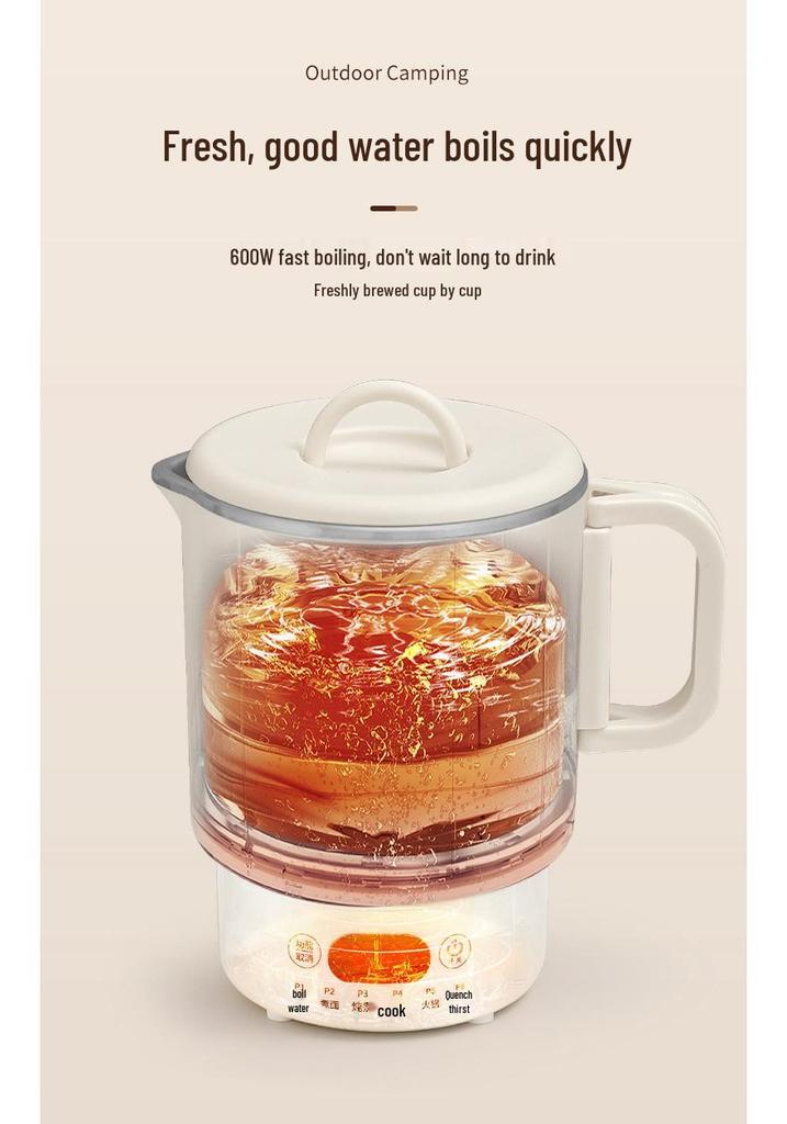 Portable Folding Electric Travel Kettle & Water Bottle