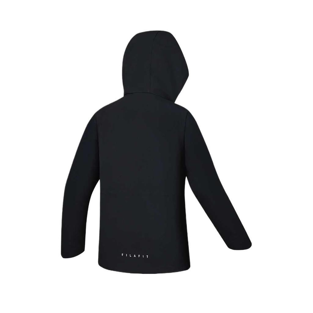 Fila Fitness Warm Lock Temperature Comfortable Skin-Friendly Hooded Down Jacket Women Outerwear Deep-Black A11W511902F-BK