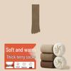Men's Five-Finger Cotton Toe Socks - Thick, Velvet, Mid-Tube, Sweat-Absorbent, Anti-Odor, for Autumn and Winter.