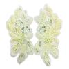 Floral Embroidery Sparkling Lace Accessories Sequined Appliqued Pattern National Style Lace Handmade DIY Material
