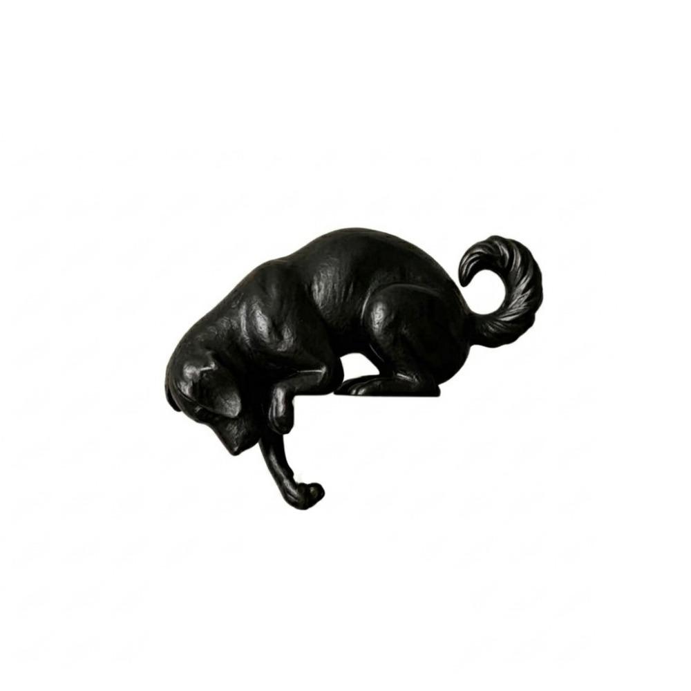 Creative Cartoon Animal 3D Printed Dog Hook Decorative Wall Mounted Dog Shaped Wall Hook Funny Wall Hanger Desktop