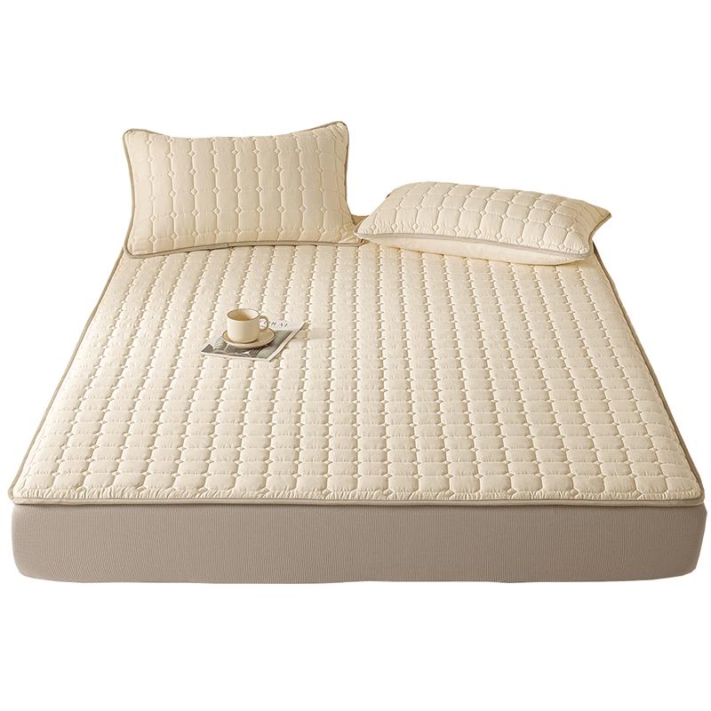 All-Season Pure Cotton & Milk Fleece Reversible Fitted Sheet 180x200cm