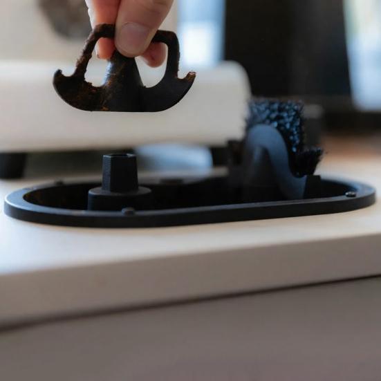 Sada na čištění kávového portafiltru Kávové portafiltry Tuhé čisticí nástroje se záchytnou miskou na kávovou sedlinu Čisticí kartáč Sada pro údržbu pro 51/53/58mm