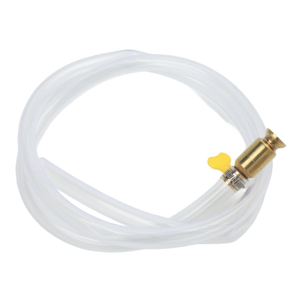 Siphon Hose Pump 1/2" Copper Valve Shaker Siphon Hose Self Priming Pump Tube Gas Siphon Hose Pump Shaker Siphon