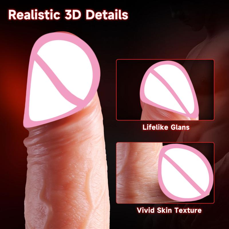 Realistic Dildo Vibration For Women Masturbation Heating Penis Penetration Anal Vibrator Big Dick Dildos For Sexy Adult Sex Toys