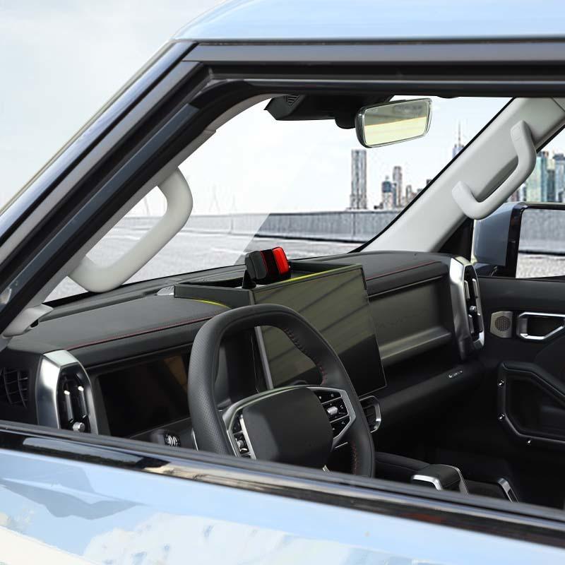 Car Center Console Phone Holder Storage Box Bracket GPS Stand Fit For  Jetour Traveler 2023 Up Shanhai T2 2024 Up Car Interior Accessories