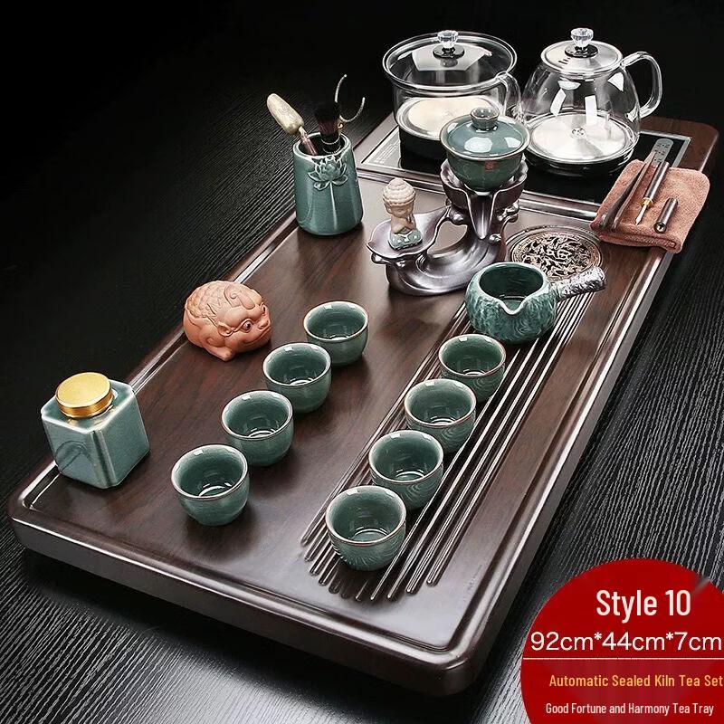 Jiakangming Automatic Solid Wood Kung Fu Tea Set