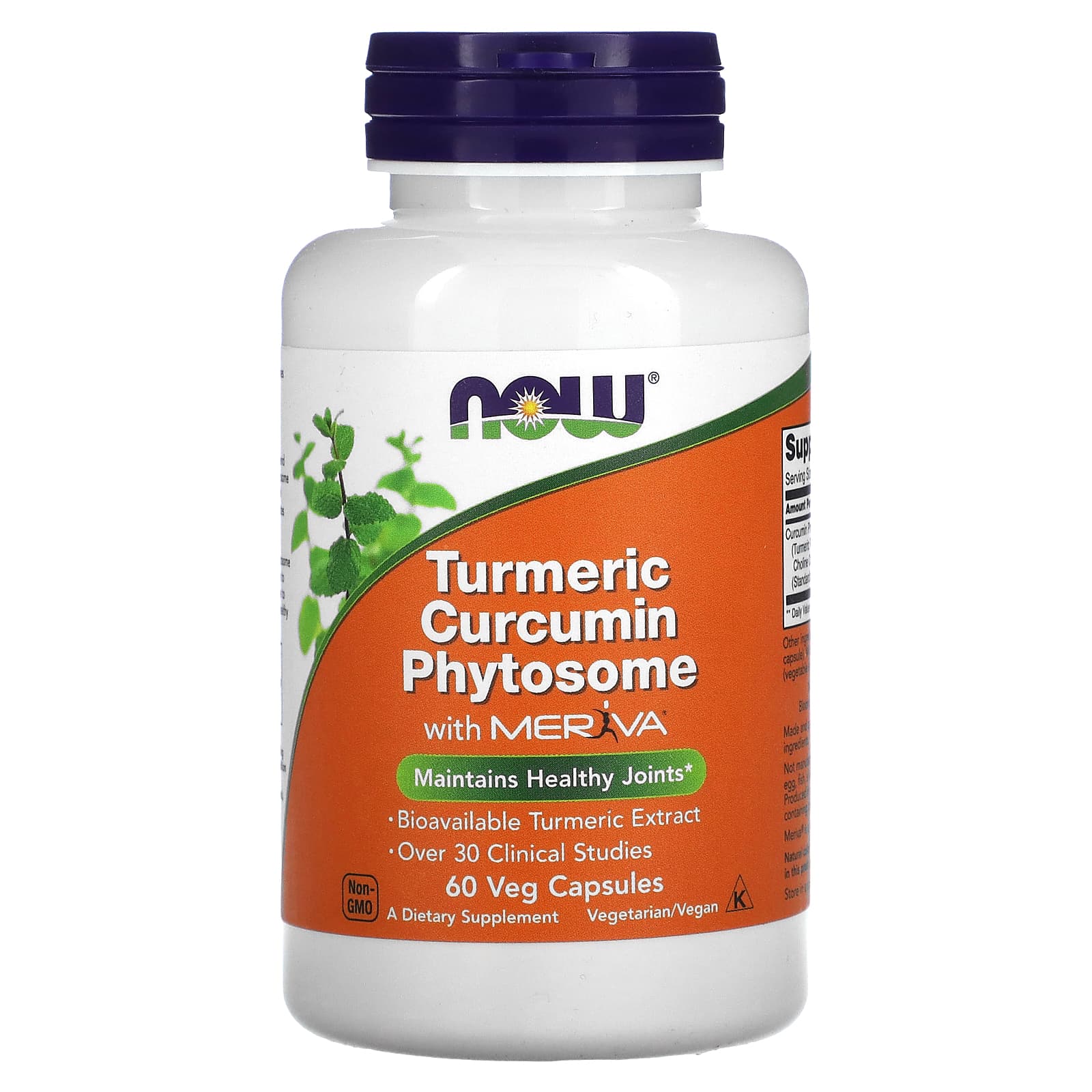 

Turmeric Curcumin Phytosome with Meriva, 60 Veggie Capsules (500Mg per Capsule)