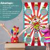 Gioco dei sacchi di sabbia Gioco dei sacchetti di fagioli Giocattolo con bandierina Borsa sicura per lancio Gioco per feste di Natale all'aperto per bambini Gioco di carnevale Giocattoli per bambini