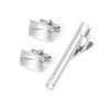 Doyime Tie Clip Cufflink Set Everyday Entrance Day Gift & - Elegant, Formal, Brass, Popular, High-Quality, Simple, Stylish, Men's, Wedding, Work,