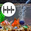 20 Pcs Aquarium Air Control Valves for 3/16" (4mm) ID Airline Tubing, Adjustable Black T Shaped Hose Connectors Single Way Plastic Air Flow