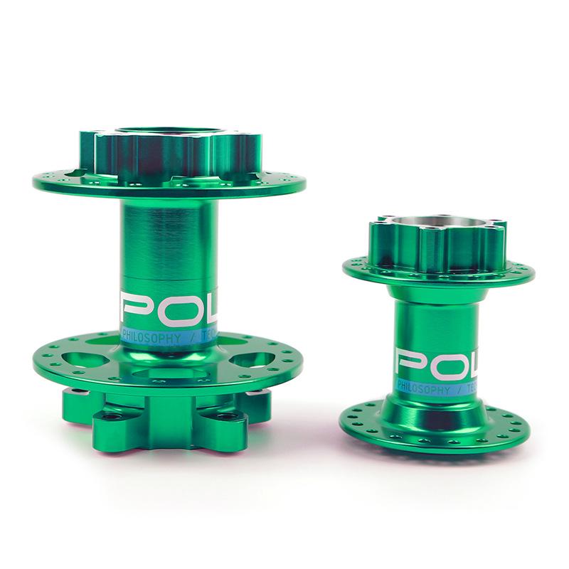 POLSO CNC Aluminum Electric Motorcycle Disc Brake Hub with Six-Bolt, 32H/36H Compatibility, and 10G Spokes
