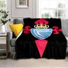 Celta Vigo Wappen Design Decke Outdoor Flanelldecke für Camping, Wandern, Gartenpartys, Picknick-Zubehör, Geschenk für Familie und Freunde