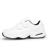 Męskie Regulowane Rzepy Skórzane Trampki Codzienne Buty Sportowe Białe Trampki Masculino Zapatillas Deportivas Tenis