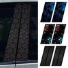 Transform Your Car with 2x For Honeycomb Waterproof Stickers for B Pillar Area