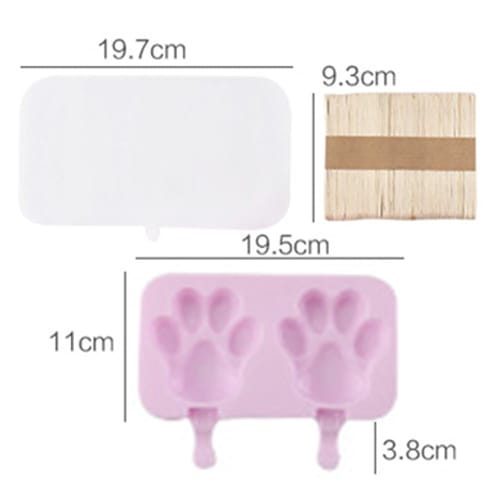 Enjoy Youth Silicone Ice Popsicle Mold, Ice Pop Mold, Ice Cube Tray, Silicone Bear Claw Ice Pop Tray, Popsicle Shape, Ice Pop Mold, DIY Mold, Ice Stic