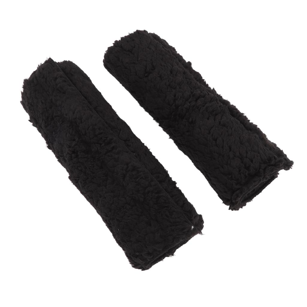 2Pcs Wheelchair Armrest Pads Anti Slip Warm Berber Fleece Armrest Cover for Office Chair Computer