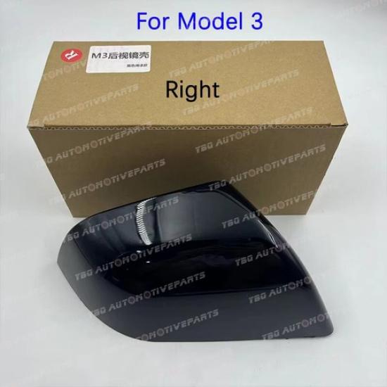 Side Mirror Cover For Tesla Model 3 2018 -  Wing View Mirror Shell Cap Cover