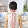 Bonnet for Sleeping Daily Usage 2 In 1 Hair Ties   and Curly Hair Bonnet with Elastic Scrunchie Pink