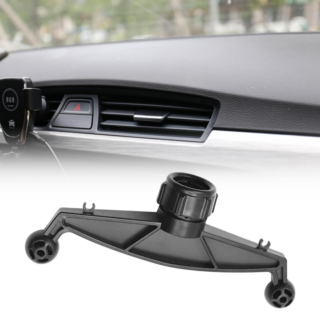 Double Socket 17mm Ball Mount Adapter Base For Expanding Car Dashboard Phone Holders To Two Devices