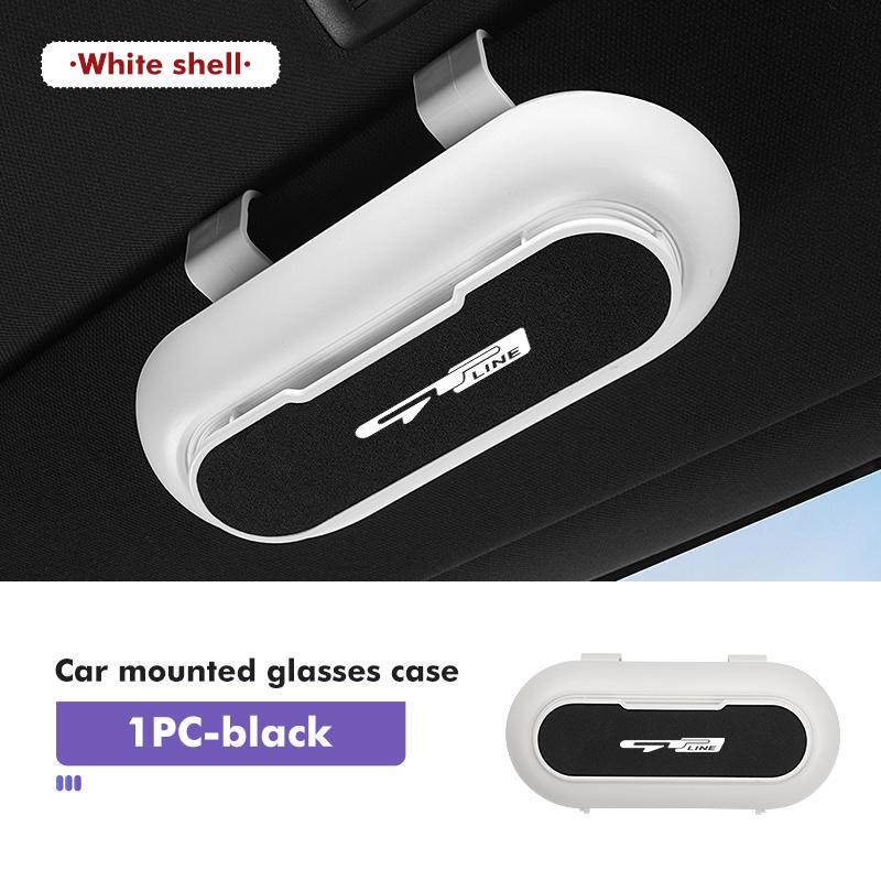 For KIA Car Sunglasses Holder Sun Visor Eyeglass Hanger Clip Auto Accessories K5 K2 Optima Soul Spectra Niro Cadenza Sephia kcwx20