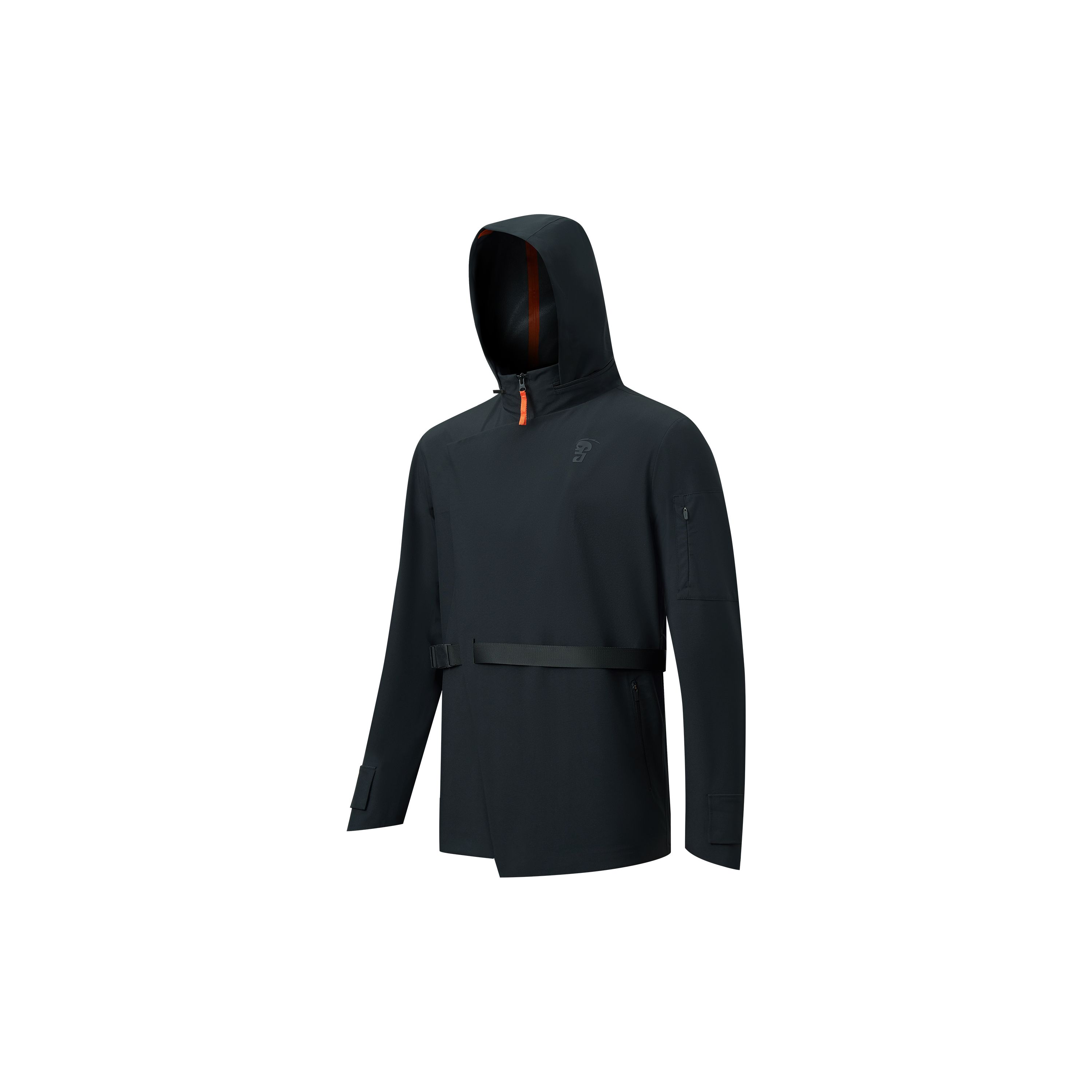 

Saucony X Lamfo Collaboration Solid Color Zip-Up Hoodie Jacket Unisex jackets Black SC3230301A-BK01 XXL