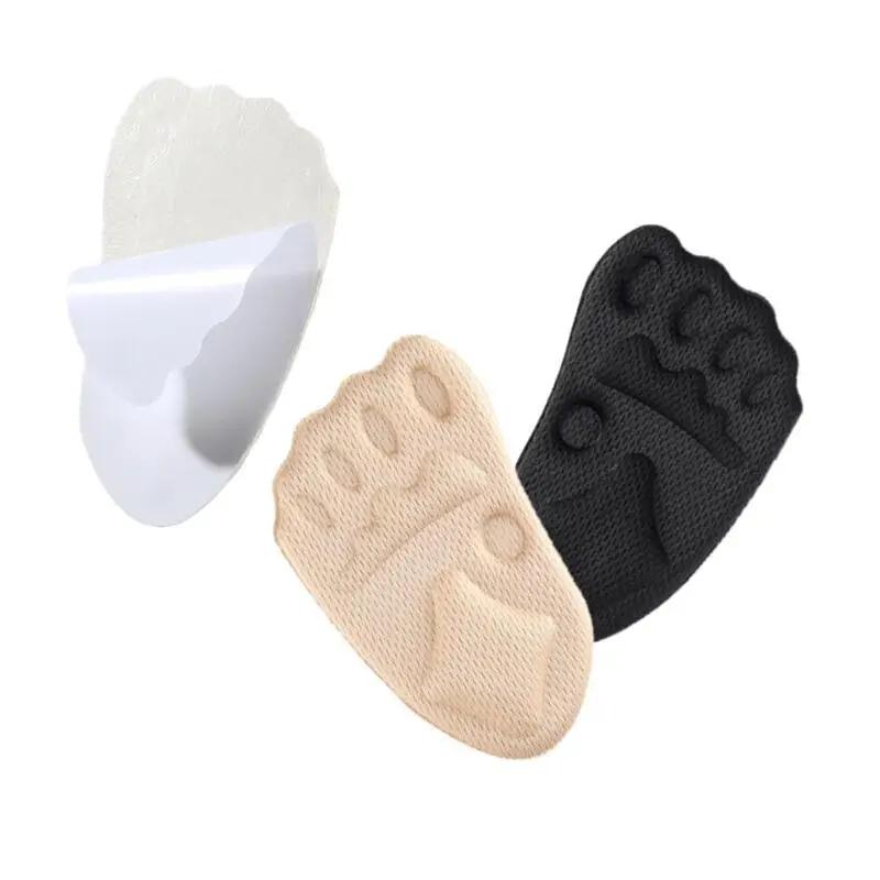 Mode 1 Paire Coussinet Avant-Pied Talon Haut pour Masser Coussinet d'Orteil Chaussures Inserts Demi-Semelles Fasciite Plantaire Soulagement de la Douleur Soin des Pieds Confortable
