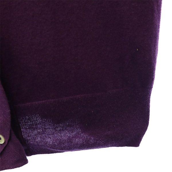 Paul+ Paul Smith Long Sleeve Wool Blend Cardigan M Purple Women Used