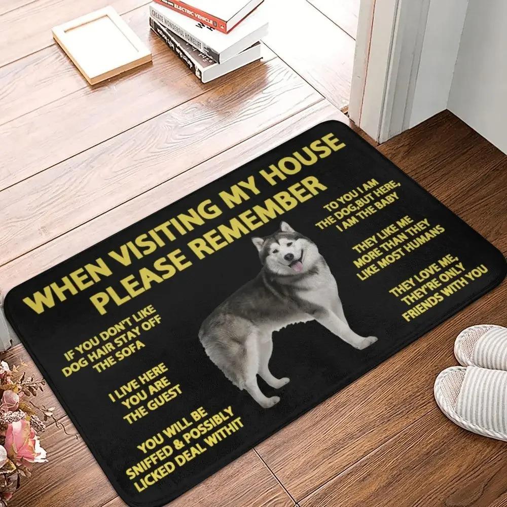 Welpenmuster Fußmatte Belgischer Schäferhund Fußmatte für den Eingangsbereich Fußmatten für den Außenbereich Küche Badezimmer Fußmatte Schlafzimmer Teppich