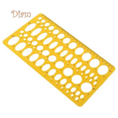 Lachepper 21cm/25cm Ellipse Drafting Drawing Stencil Mechanical Ruler Oval Round Template Acc