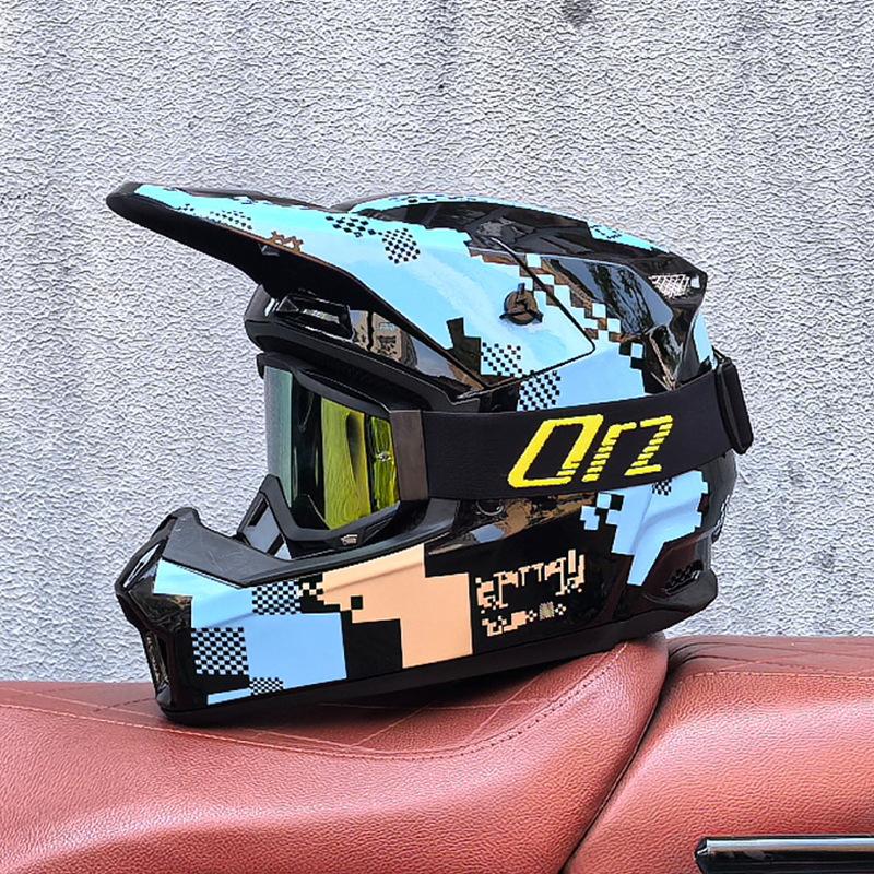 Orz Off-Road Helmets Kids Teens Electric Bike Helmets Men and Women Rally Helmets Mountain Bike Riding Downhill
