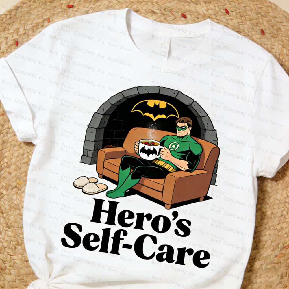 Trendy Superhero Heros SelfCare TShirts SuperUnisex AquaUnisex Funny Graphic Tees Casual Cotton Tops Daily Wear Gift for Unisex Women