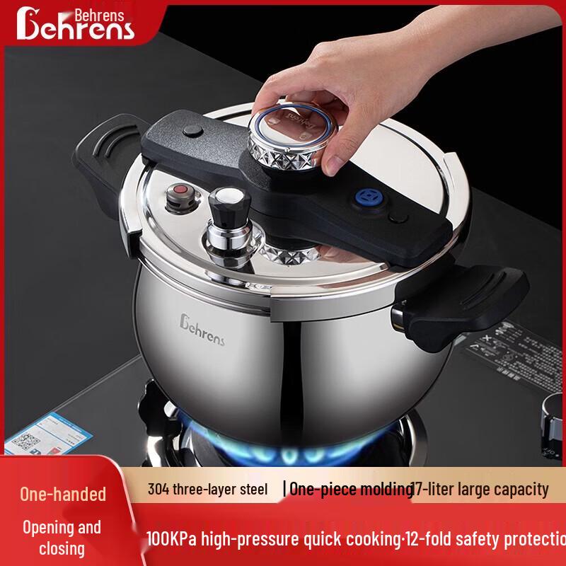 Berens 7L Stainless Steel Pressure Cooker