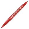 Zebra Extra Fine 10 Oil-Based Pen, Maki, Tip, Red, Pens, B-MO-120-MC-R