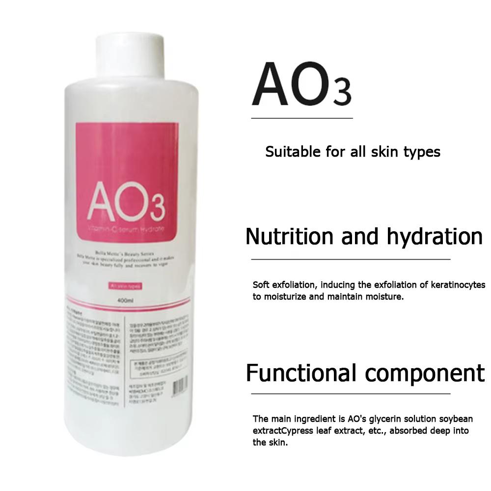 AS1/AO3/SA2 Skincare Solution Serum - 400ml Liquid for Oxygen Jet Small Bubble Machine Facial Care